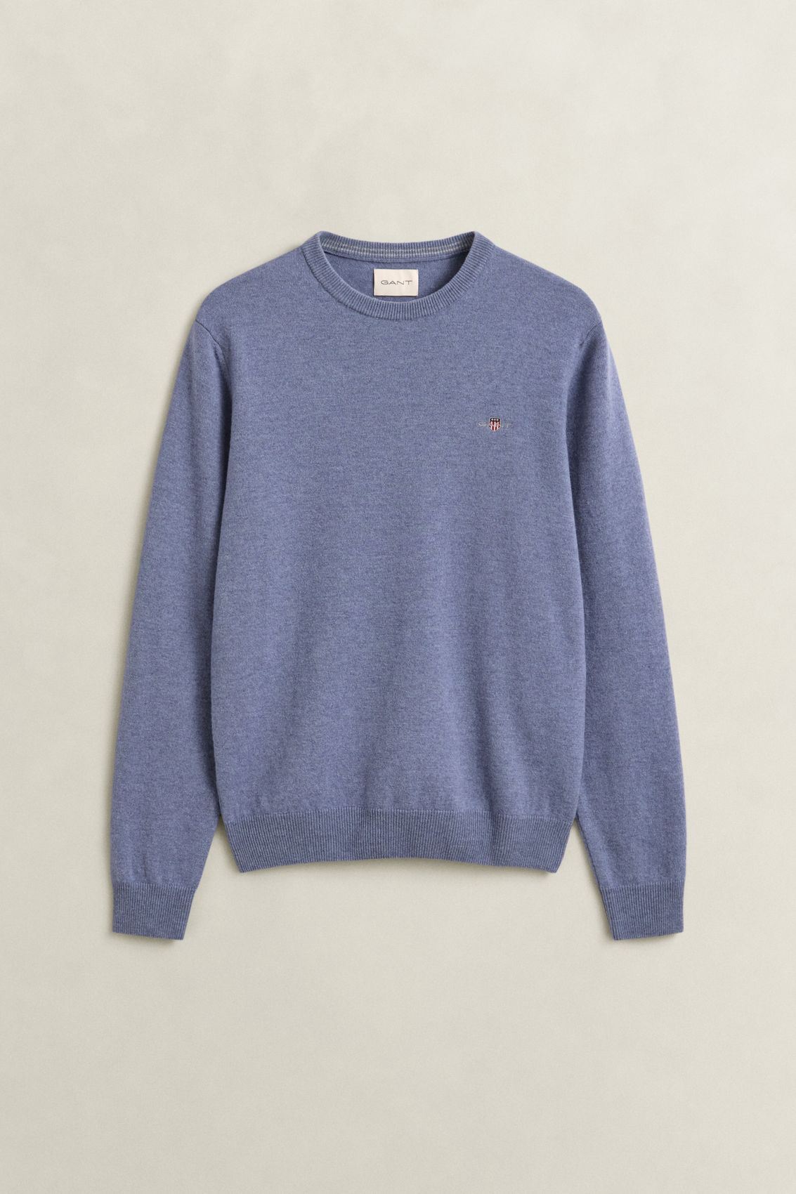 Rundhalspullover aus Lambswool