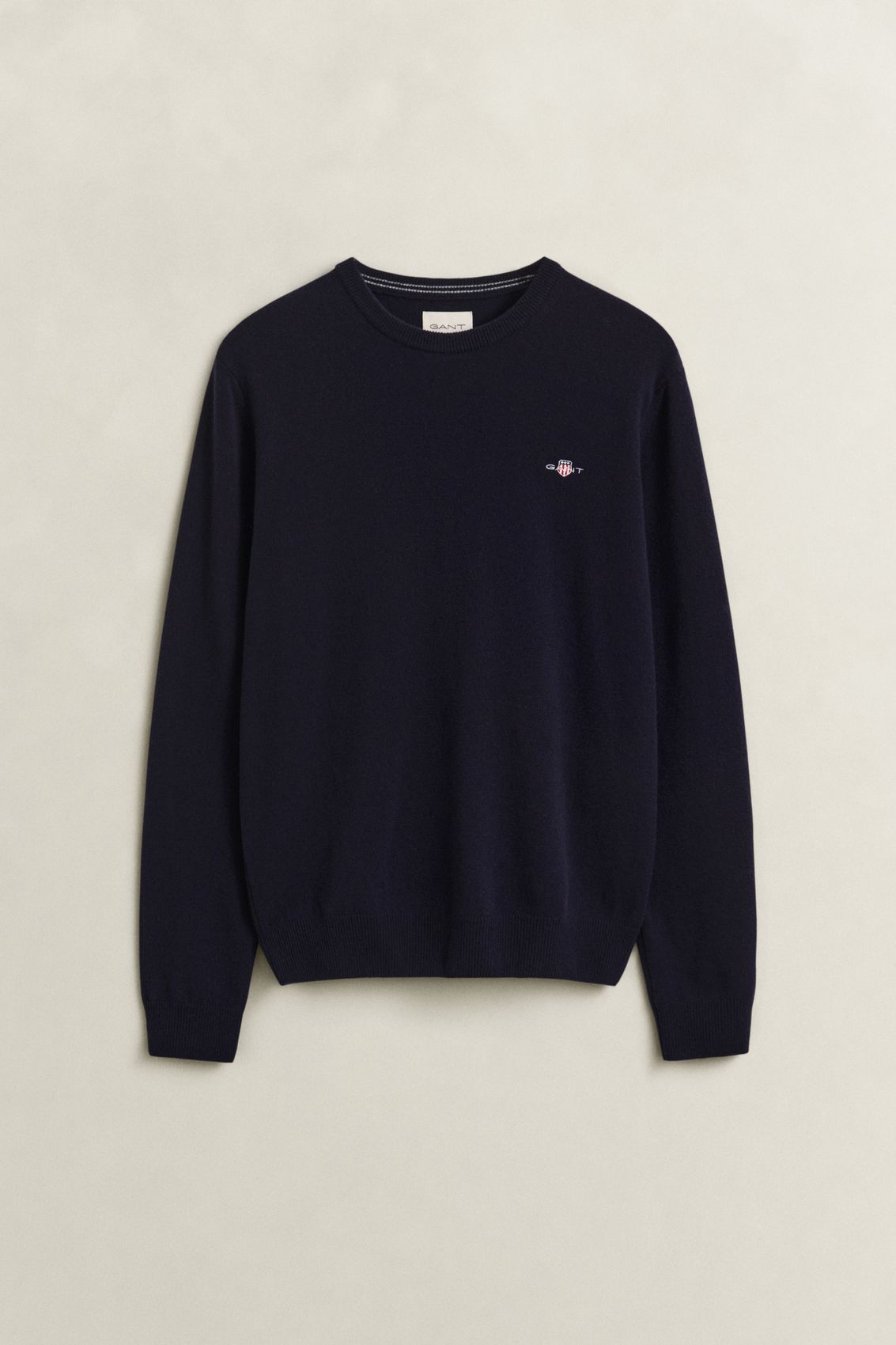 Rundhalspullover aus Lambswool