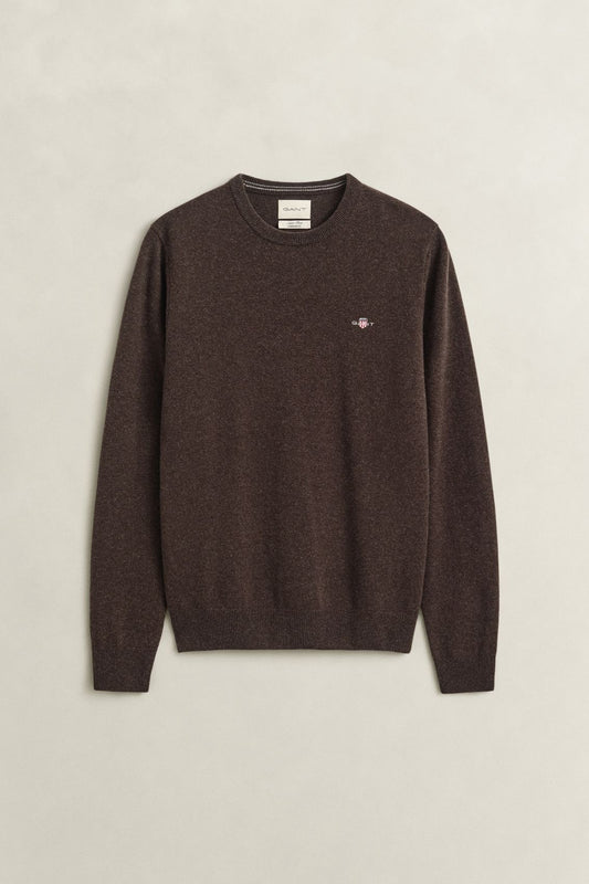 Rundhalspullover aus Lambswool