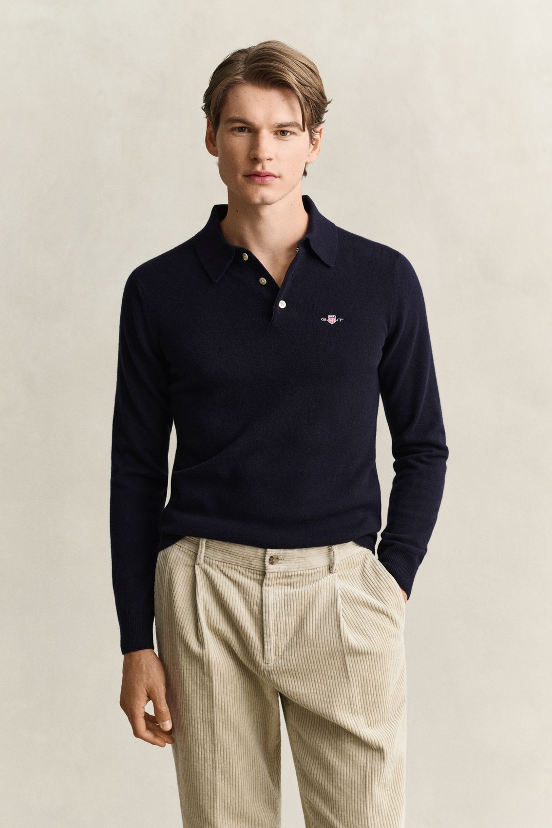 Superfine Lambswool Polopullover