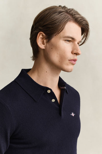 Superfine Lambswool Polopullover