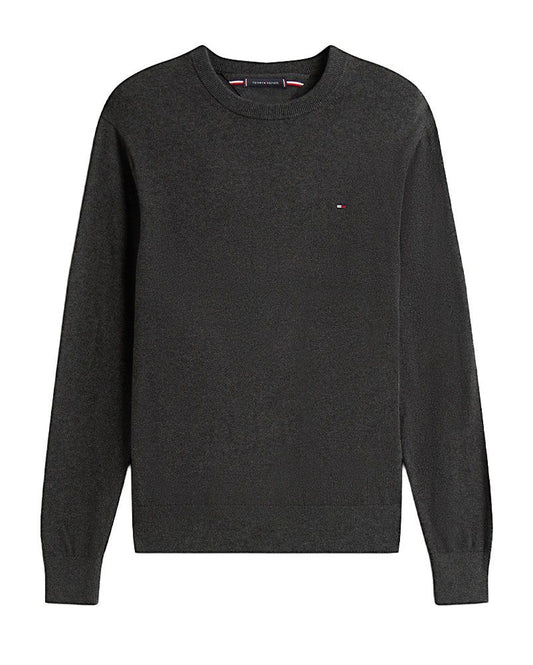 Rundhals-Pullover mit Kaschmiranteil