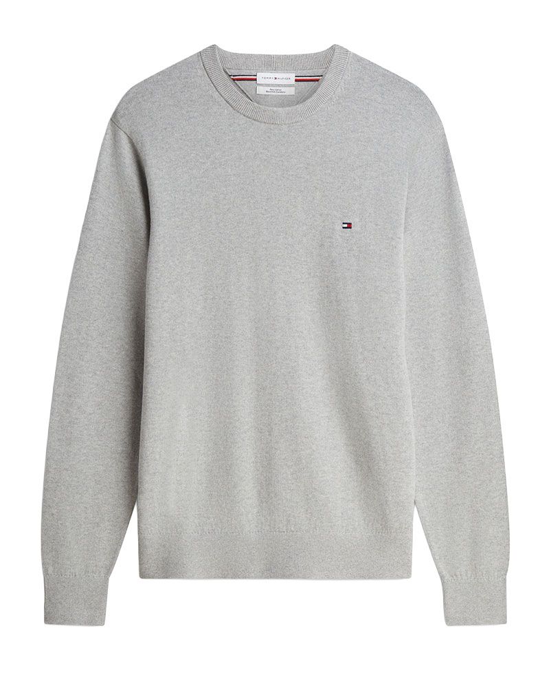 TOMMY HILFIGER Rundhals-Pullover mit Kaschmiranteil