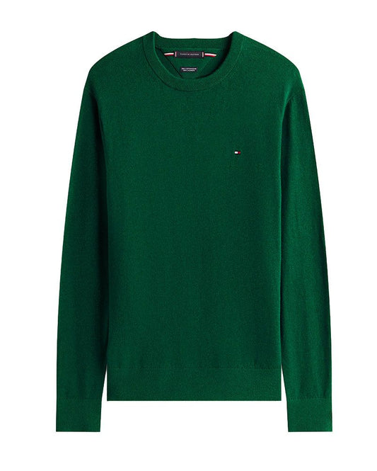 Rundhals-Pullover mit Kaschmiranteil