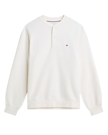 Slim Fit Langarmshirt mit Henley-Kragen