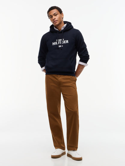 HILFIGER STACK REG FLEECE HOODIE