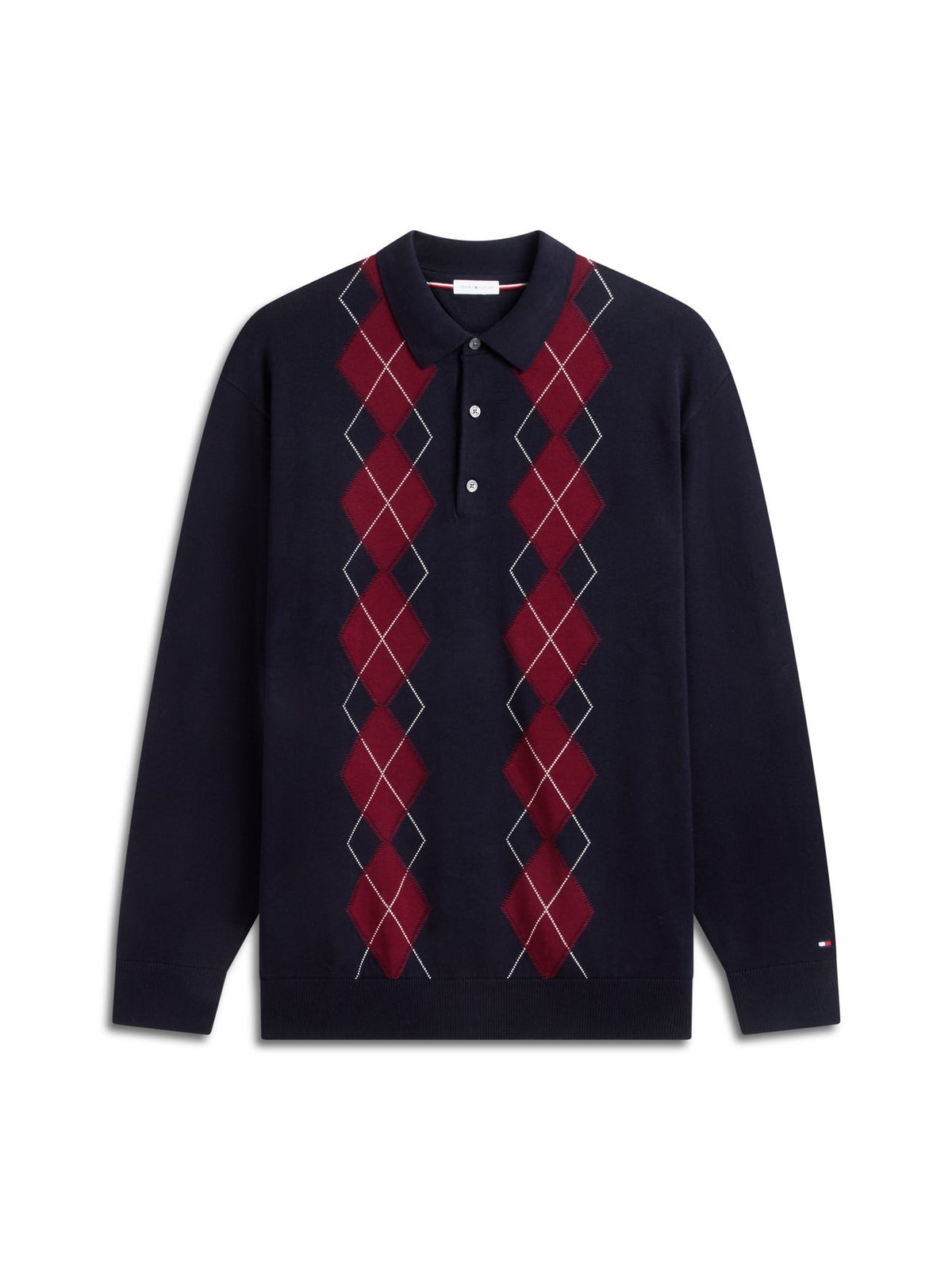 BT-PLACED ARGYLE LS POLO