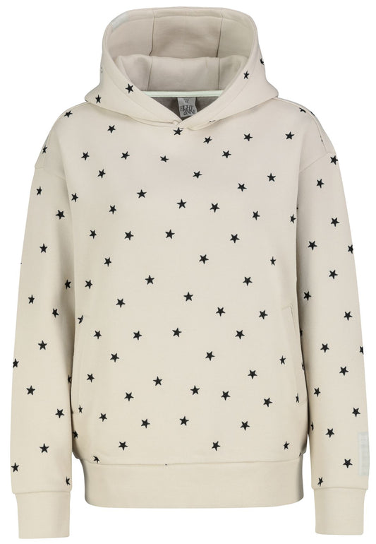 Damen, Sweat, nude beige-black