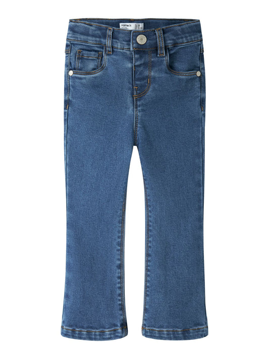 BESTSELLER NMFSALLI BOOT FLEECE JEANS 6009-AN 128