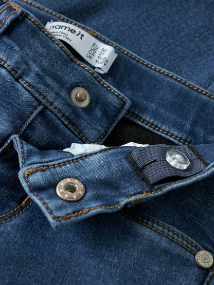 NMFSALLI BOOT FLEECE JEANS 6009-AN