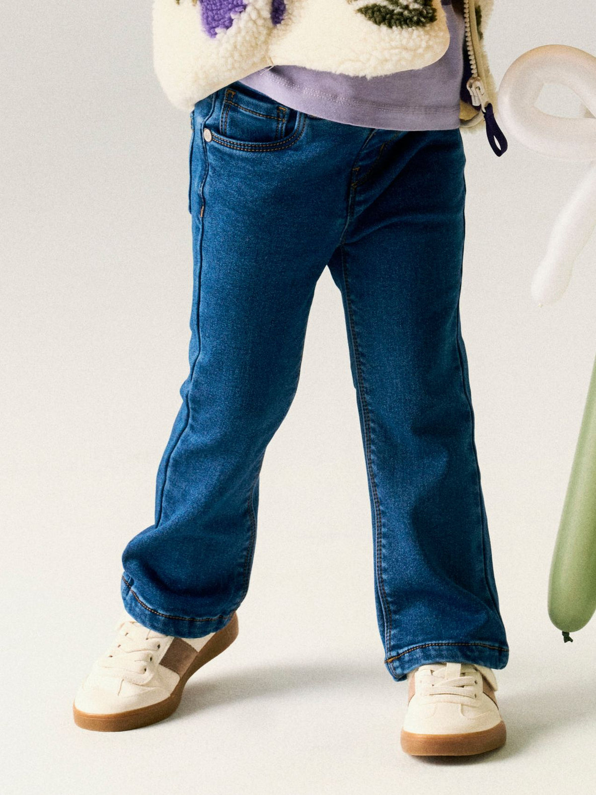 NMFSALLI BOOT FLEECE JEANS 6009-AN