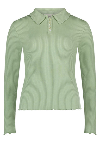 Langarm-Poloshirt