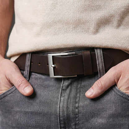 Ledergürtel LINDENMANN (XL)