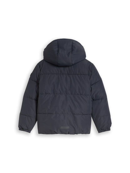 Puffer-Jacke mit abnehmbarer Kapuze