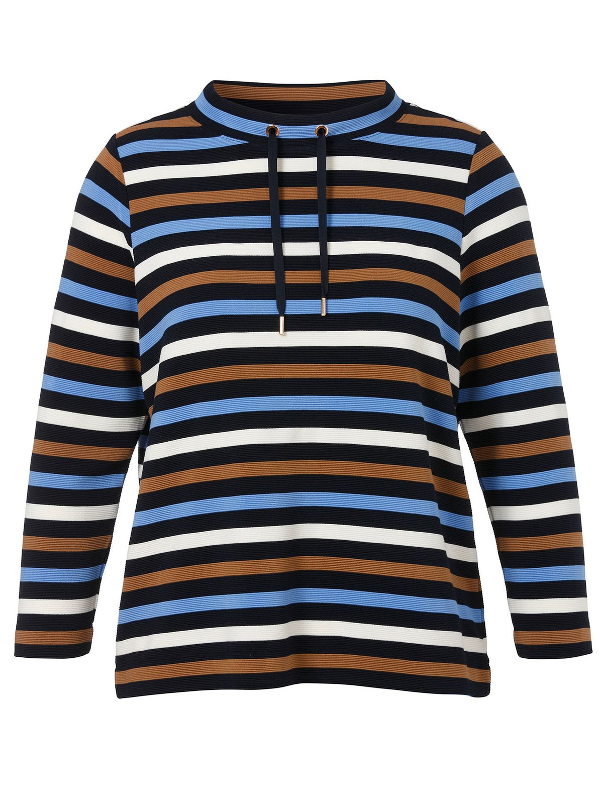 Sweatshirt Kragen 1/1 Arm Ringel