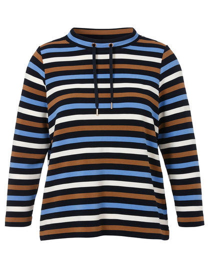 Sweatshirt Kragen 1/1 Arm Ringel