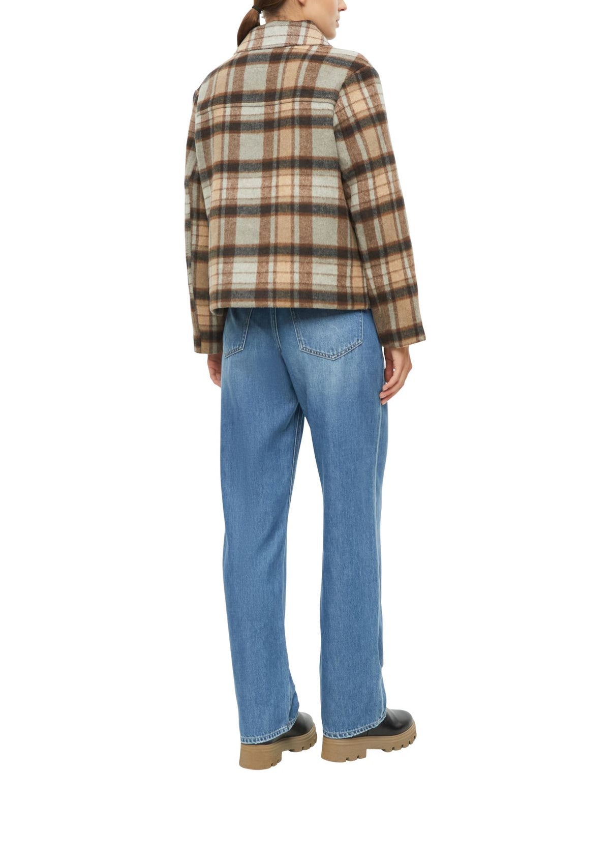 S.OLIVER Kurze Jacke aus Wollmix