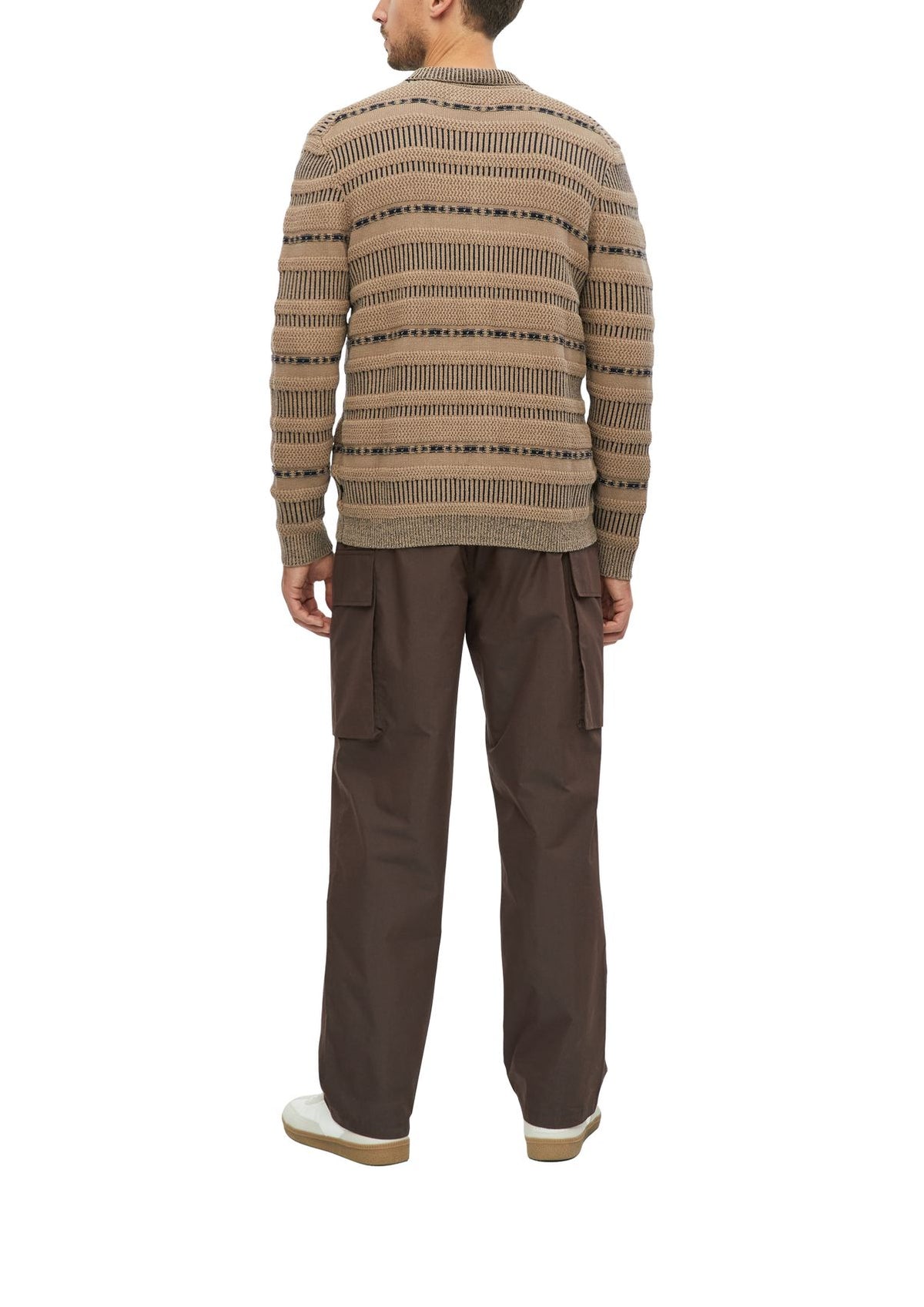 S.OLIVER Strickjacke mit Strukturmix