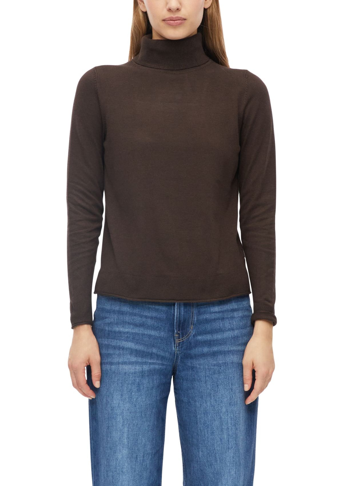 S.OLIVER Feinstrickpullover mit Rollkragen