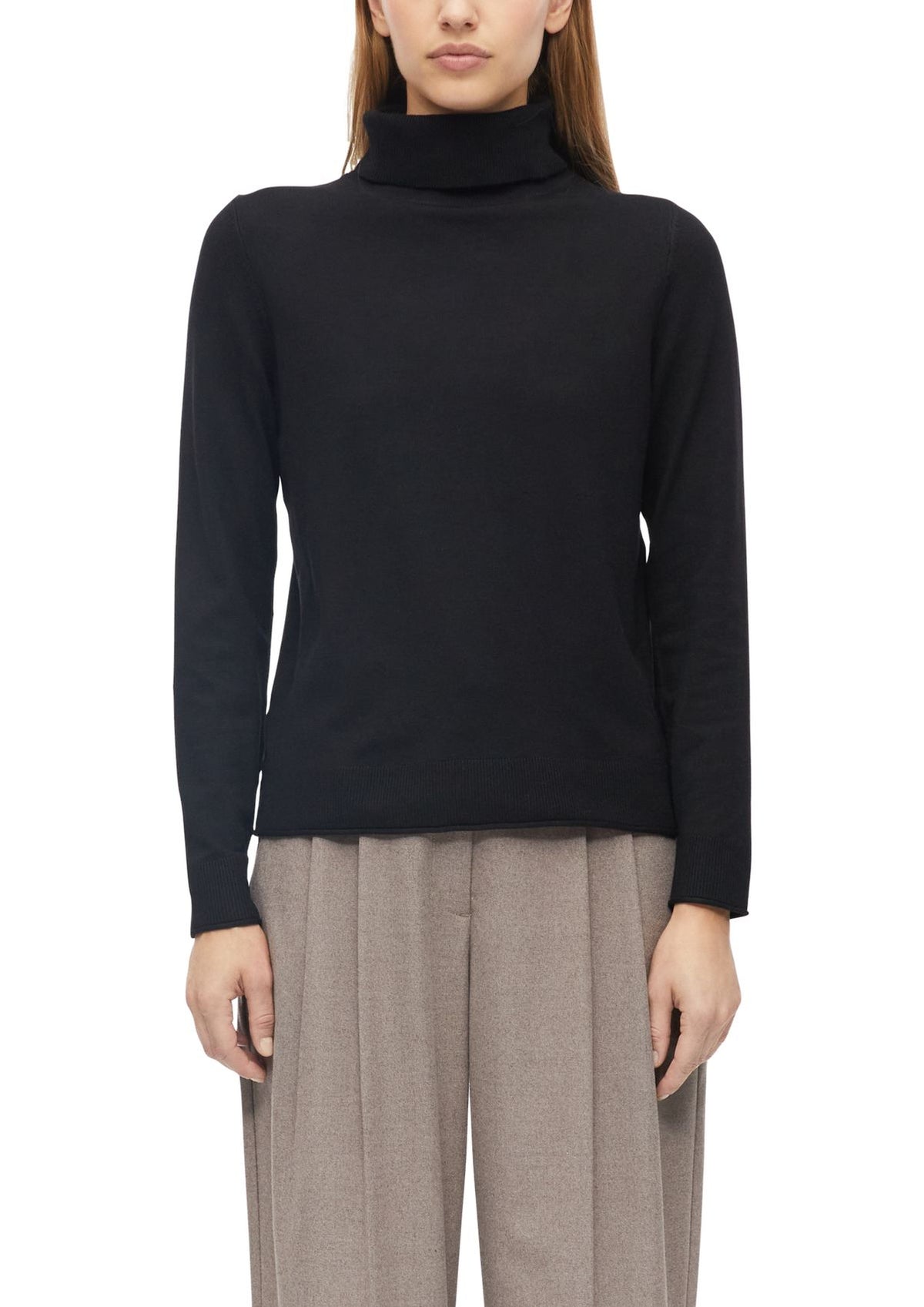 S.OLIVER Feinstrickpullover mit Rollkragen