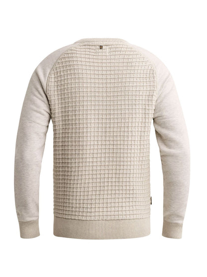 PME Pullover mit Waffelstruktur