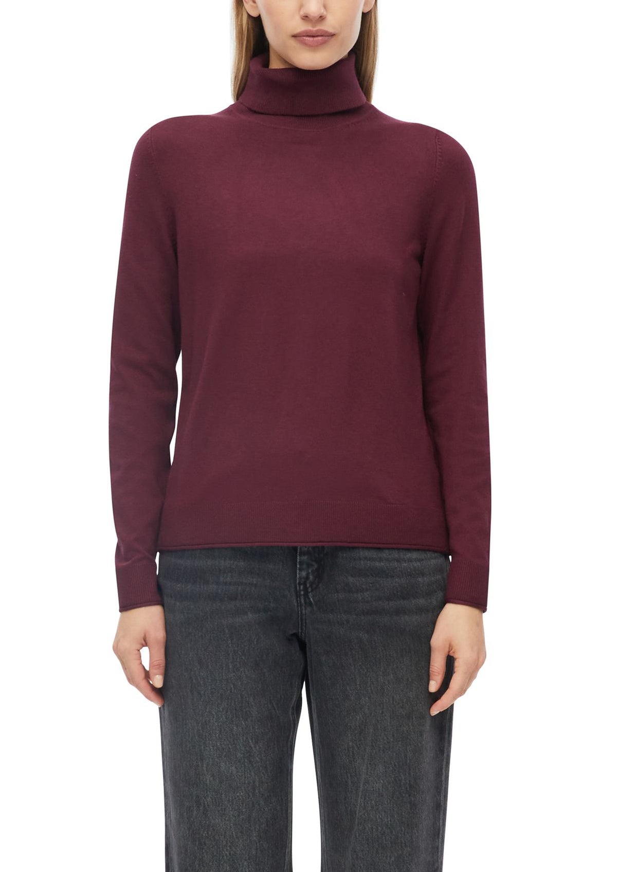 S.OLIVER Feinstrickpullover mit Rollkragen