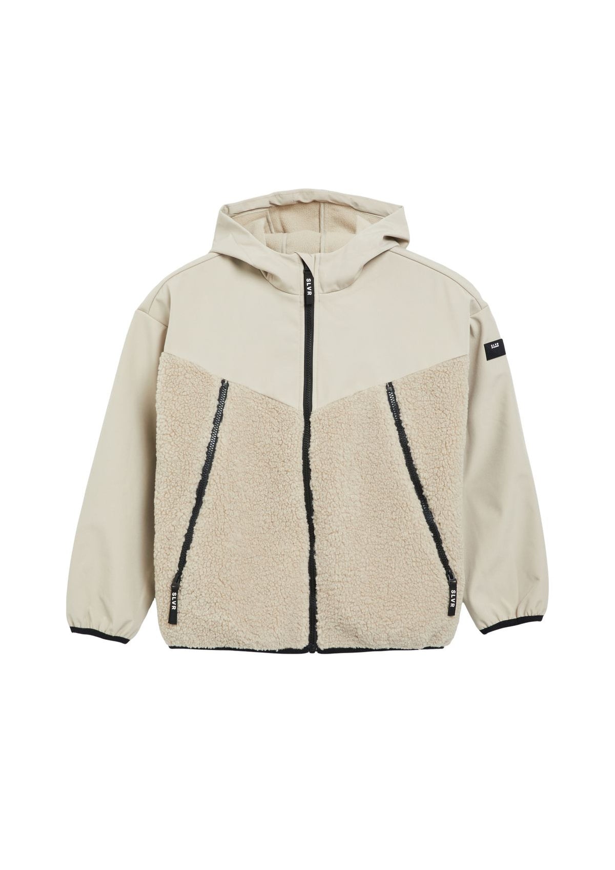 OLIVER TWIST Jacke aus Softshell und Teddyplüsch