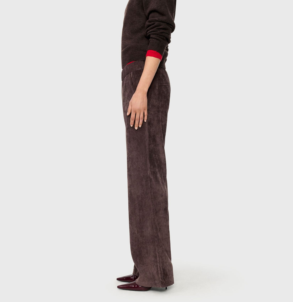 MAC Wide-Leg Cordhose „Chiara“