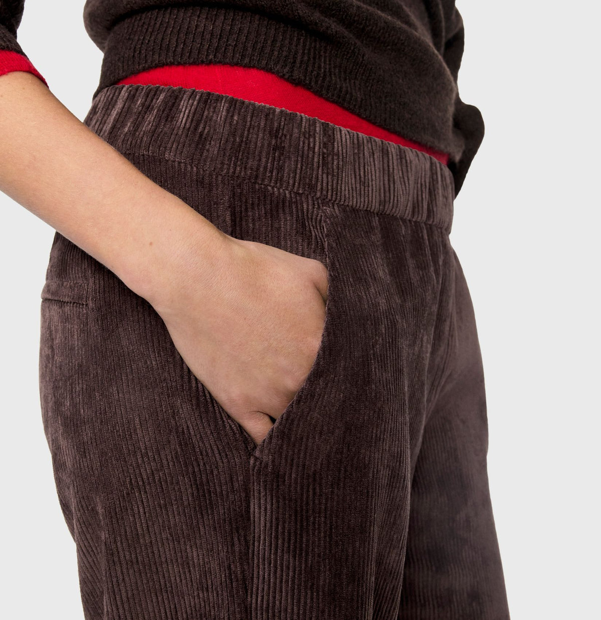 MAC Wide-Leg Cordhose „Chiara“