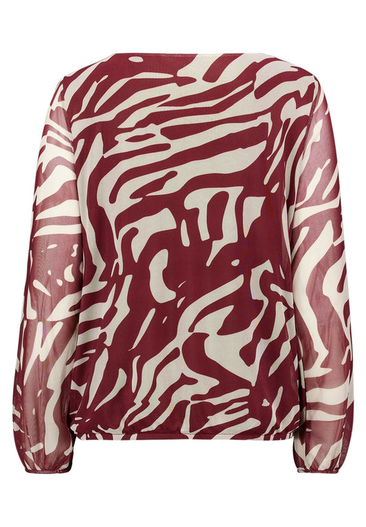 BETTY BARCLAY Mesh-Shirt mit Gummizug