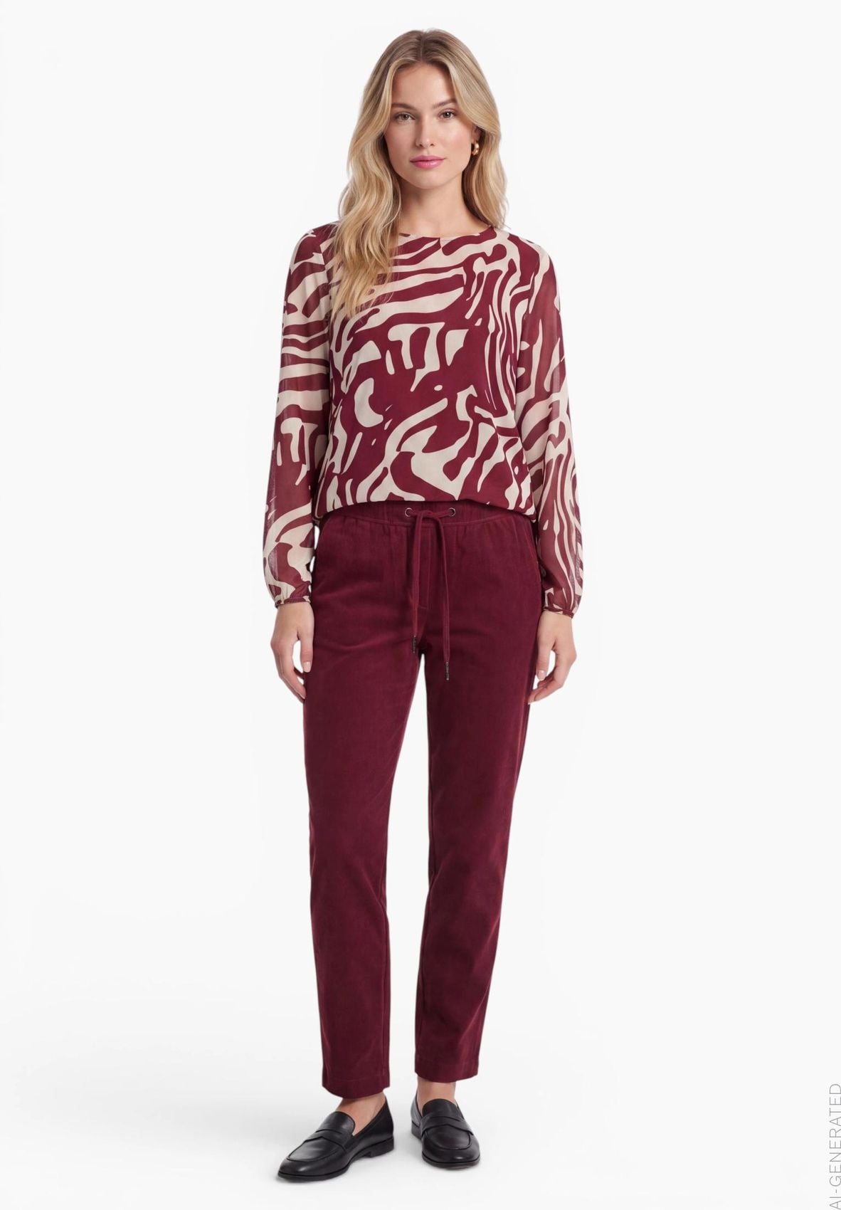 BETTY BARCLAY Mesh-Shirt mit Gummizug