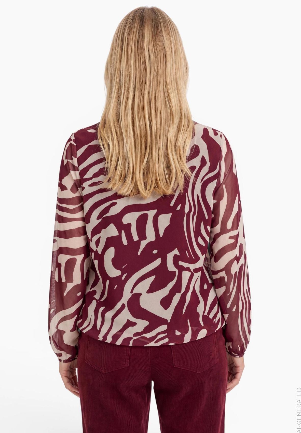BETTY BARCLAY Mesh-Shirt mit Gummizug