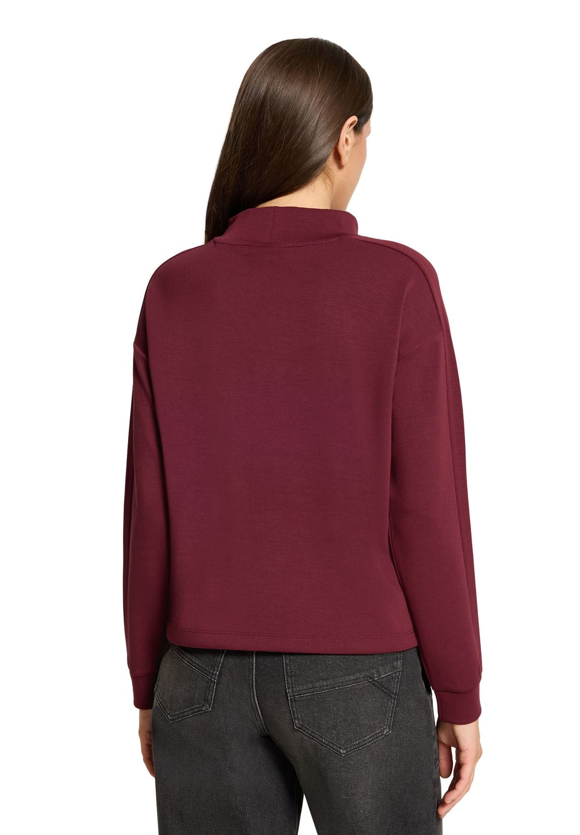 BETTY BARCLAY Sweatshirt mit Stehkragen