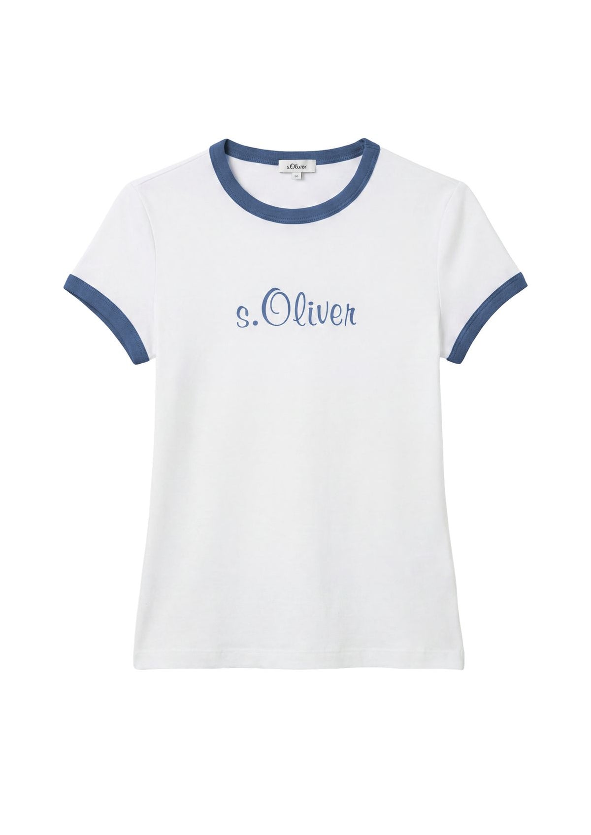 S.OLIVER s.Oliver x Heidi Klum: Slim Fit T-Shirt mit Logo