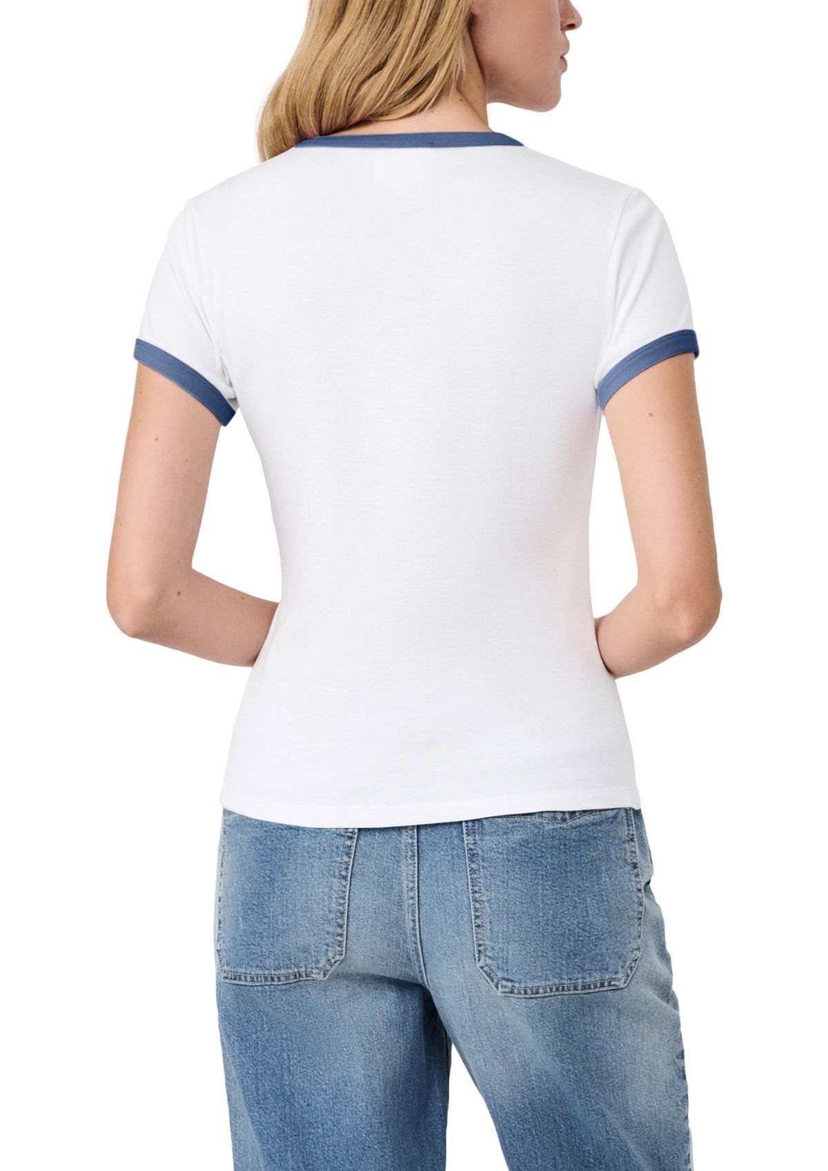 S.OLIVER s.Oliver x Heidi Klum: Slim Fit T-Shirt mit Logo