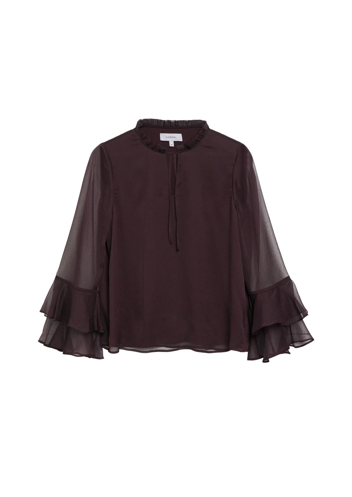 COMMA Feminine Chiffon-Bluse