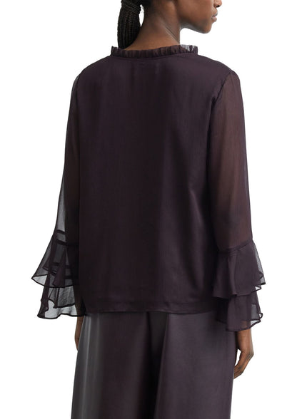 COMMA Feminine Chiffon-Bluse