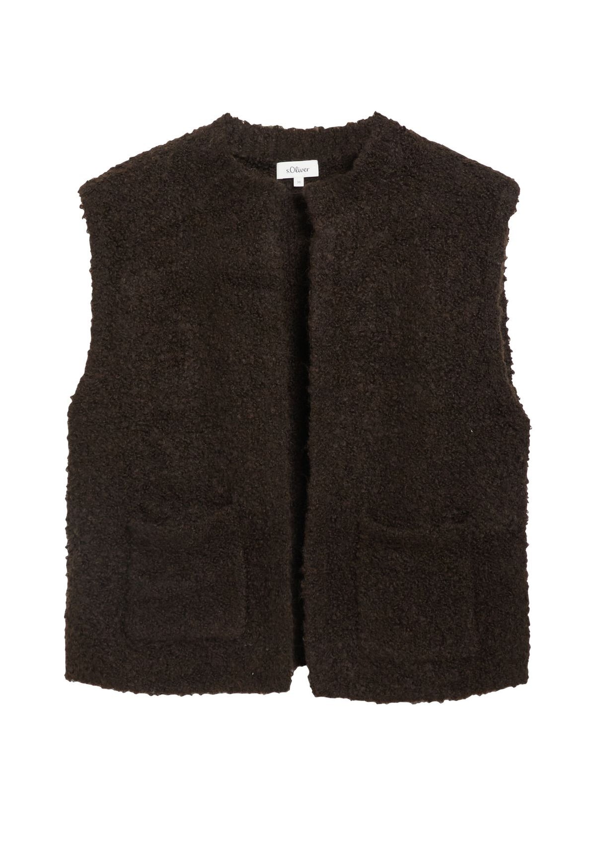 S.OLIVER Teddy-Strickweste