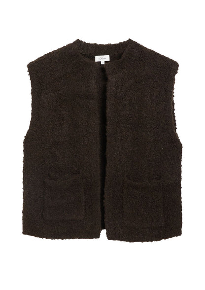 S.OLIVER Teddy-Strickweste