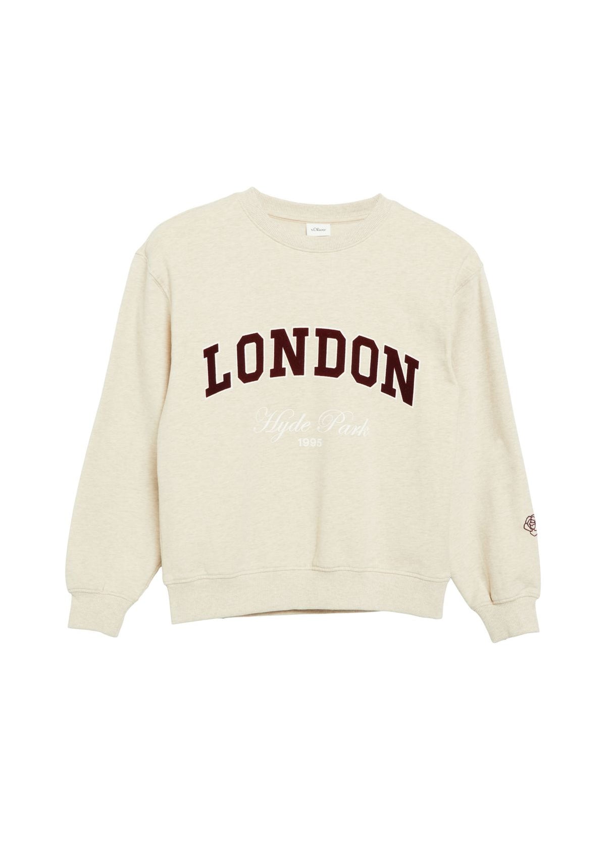 OLIVER TWIST Oversize-Sweatshirt mit Flockprint