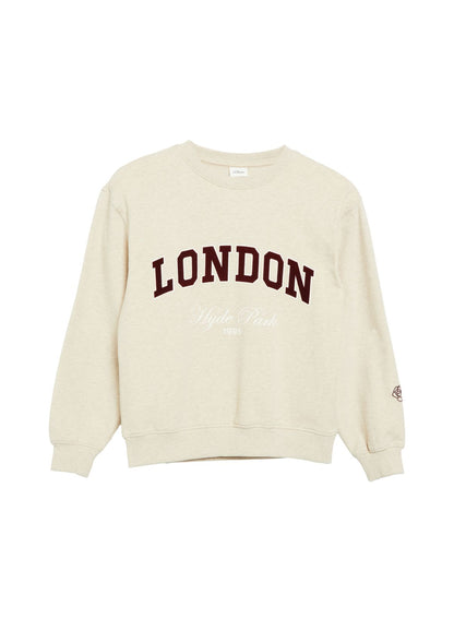 OLIVER TWIST Oversize-Sweatshirt mit Flockprint