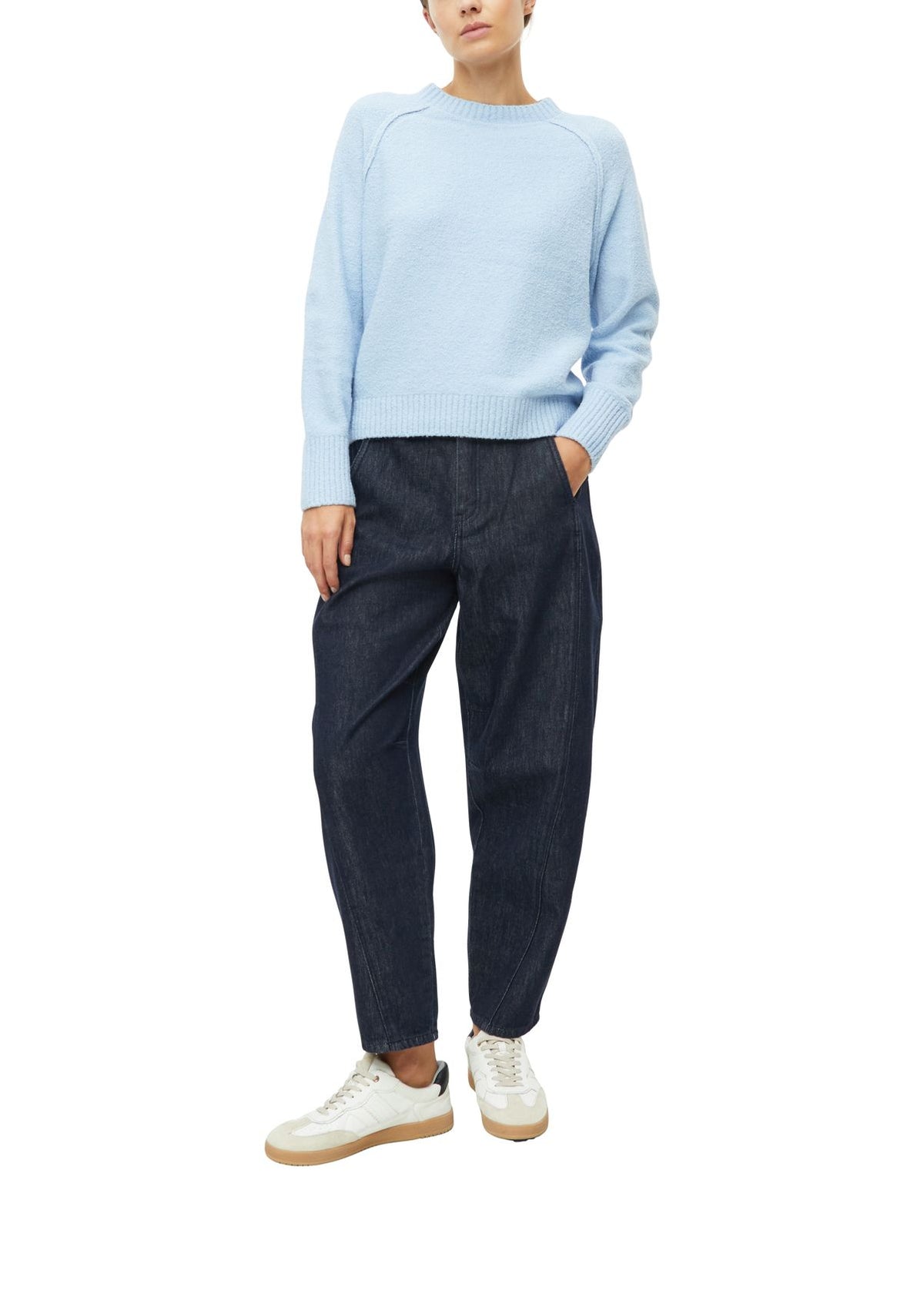 S.OLIVER Bouclé-Strickpullover im Relaxed Fit