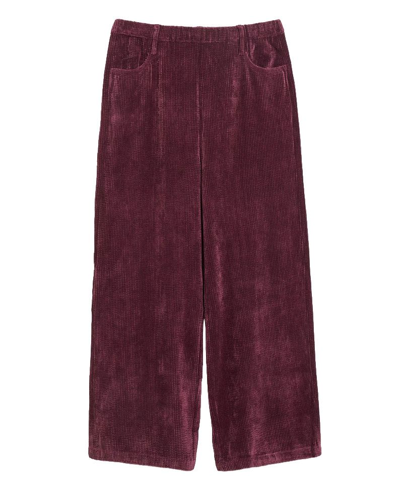 Wide Leg Hose aus Cord