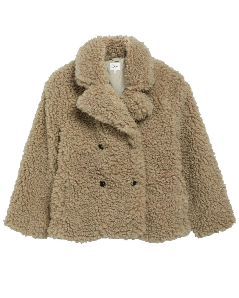 Outdoor-Teddyjacke im Loose Fit