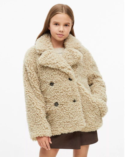 Outdoor-Teddyjacke im Loose Fit
