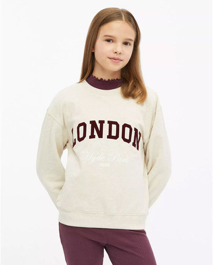 OLIVER TWIST Oversize-Sweatshirt mit Flockprint
