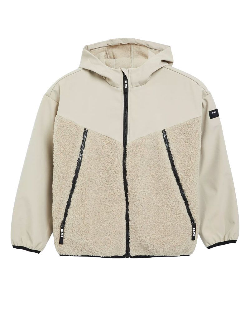 OLIVER TWIST Jacke aus Softshell und Teddyplüsch