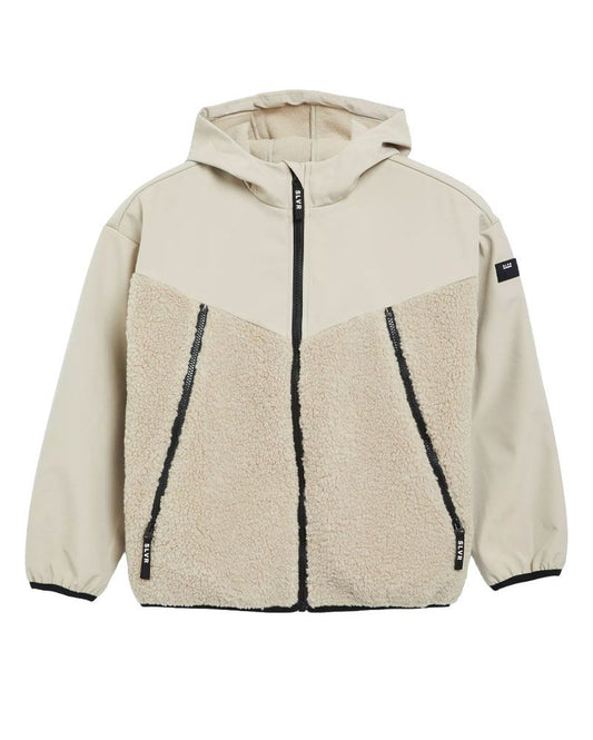 OLIVER TWIST Jacke aus Softshell und Teddyplüsch