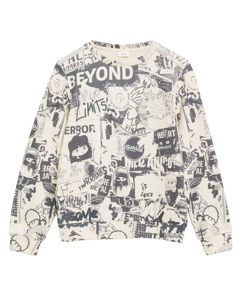 OLIVER TWIST Sweatshirt mit All-over-Print