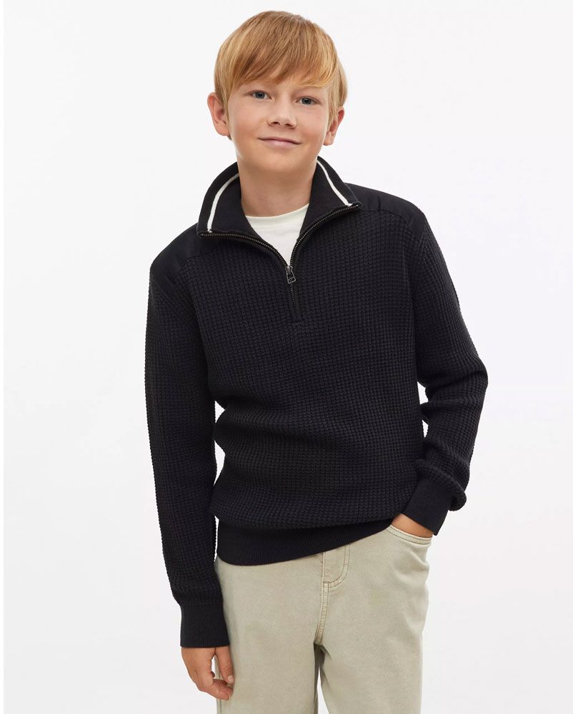 OLIVER TWIST Troyer mit Rippstruktur
